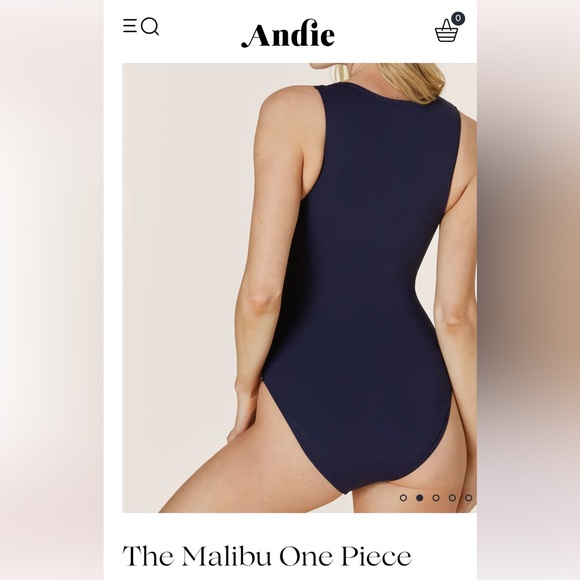 Andie Malibu Navy One Piece - Picture 2 of 2